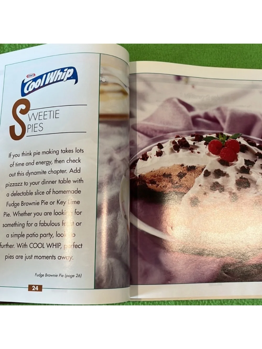 Celebrate With Cool Whip Cookbook Recipes HC Book